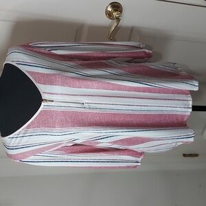 Naif 3/4 striped top/ super soft